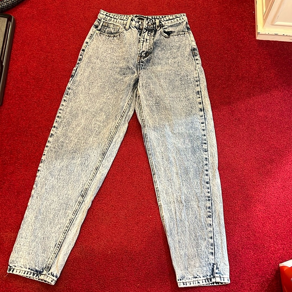 Pretty Little Thing Acid Wash Jeans, size EU 36